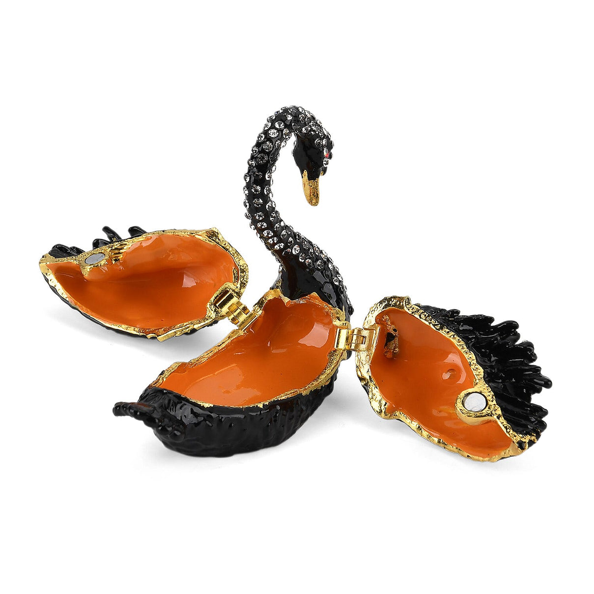 Livmore Swan Trinket Storage Box - Black 8411964 7