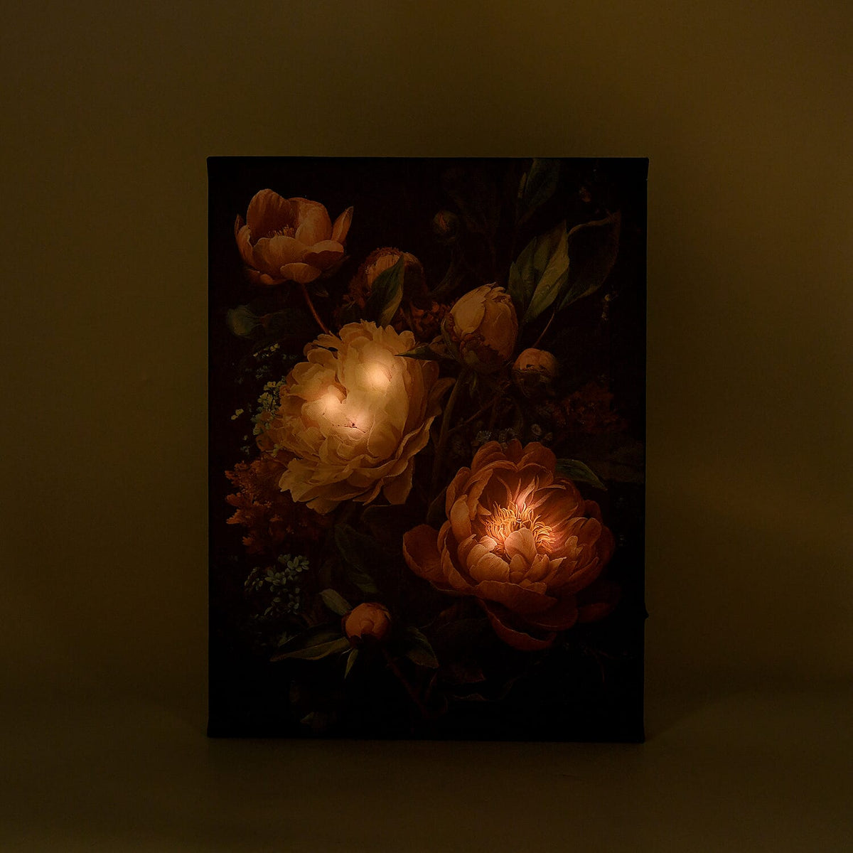 LIVMORE LED Illuminated Flower Painting Wall Art (30x40cm) 8477893 4