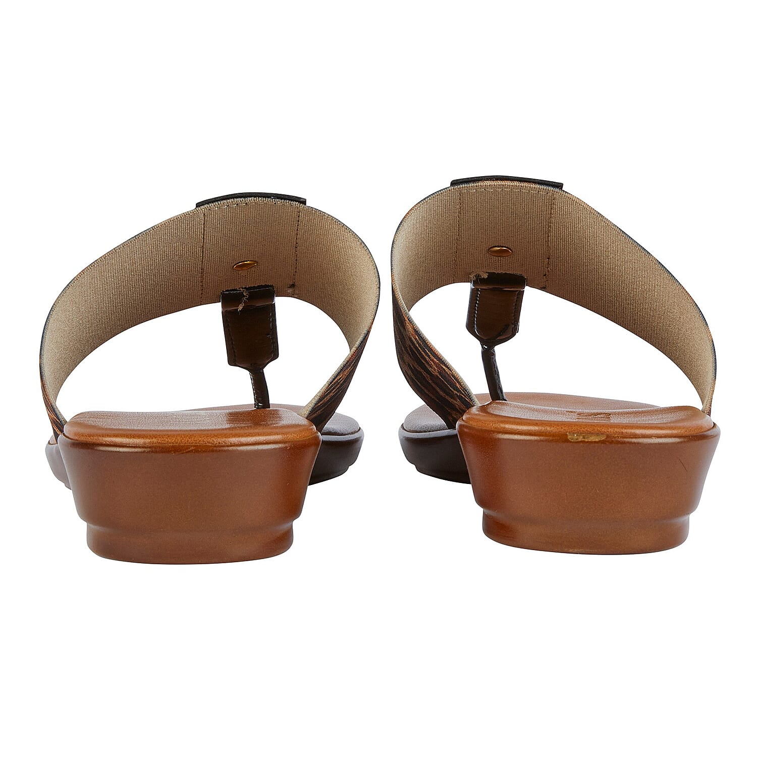 LOTUS Arna Leopard Pattern Women's Sandal - Brown 6262281 2