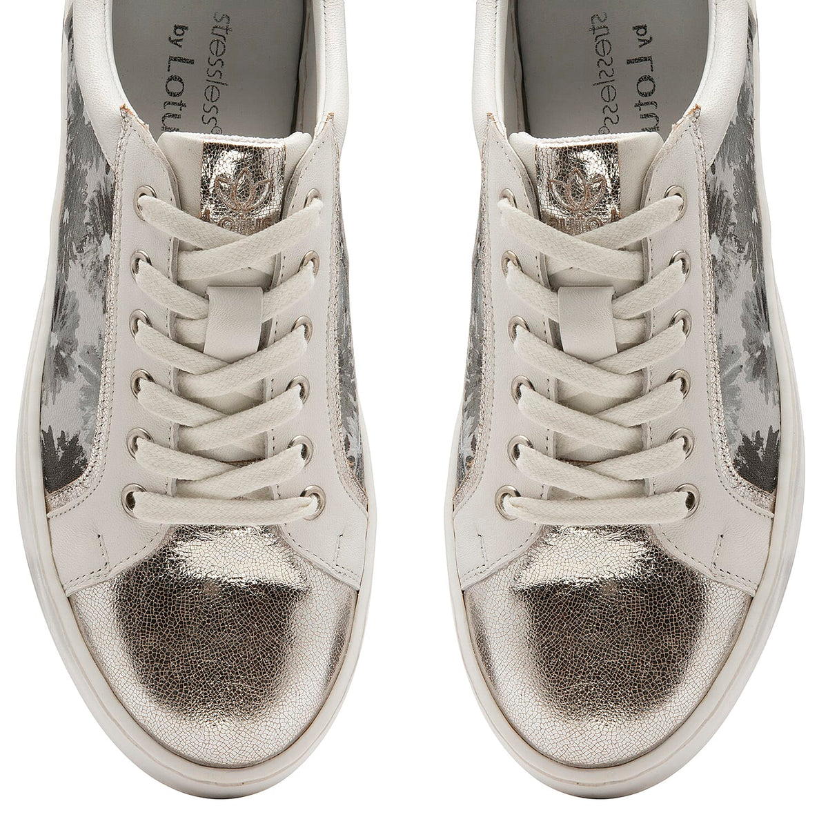 LOTUS Floral Detailing Low-top Women's Casual Shoes - White 6262044 2