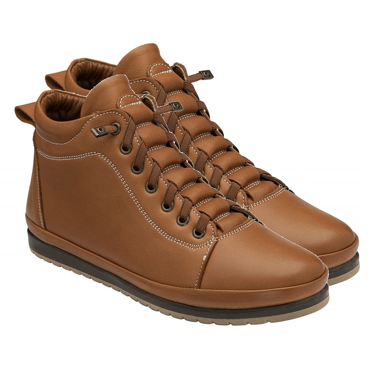 LOTUS Frida Ladies Leather Boots - Tan 7666121 0