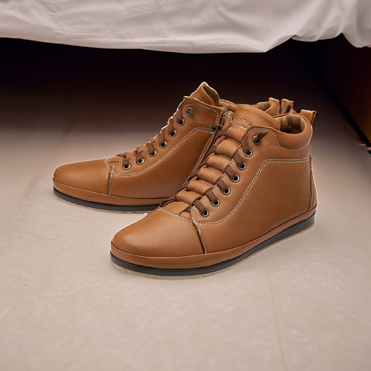LOTUS Frida Ladies Leather Boots - Tan 7666121 1