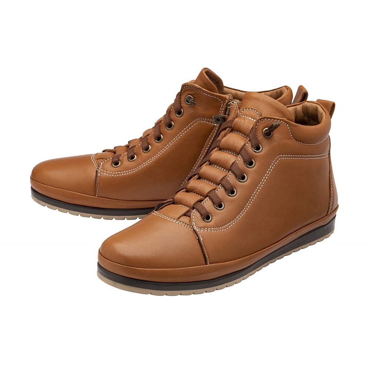 LOTUS Frida Ladies Leather Boots - Tan 7666121 3