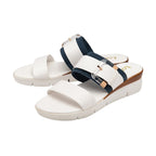 LOTUS Giovanna Mule Sandals (Size 3) - White