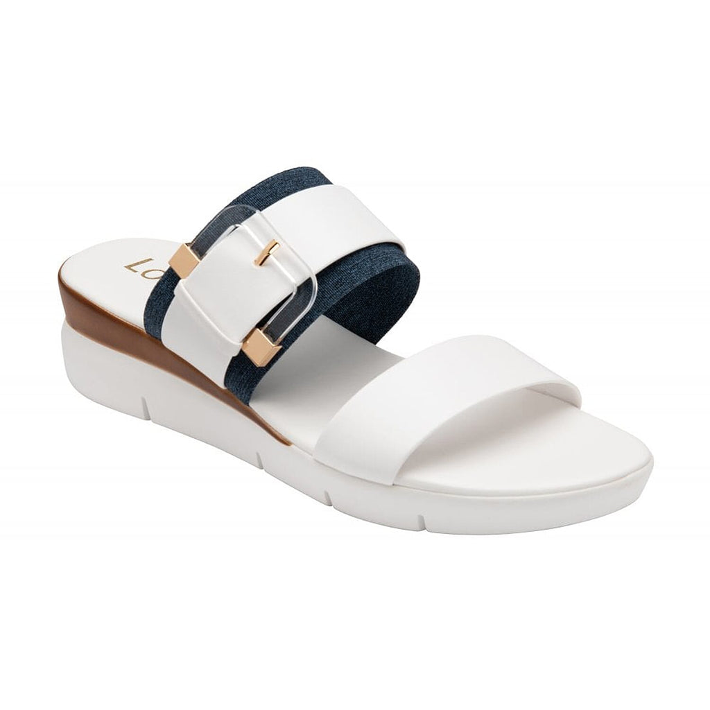LOTUS Giovanna Mule Sandals (Size 3) - White