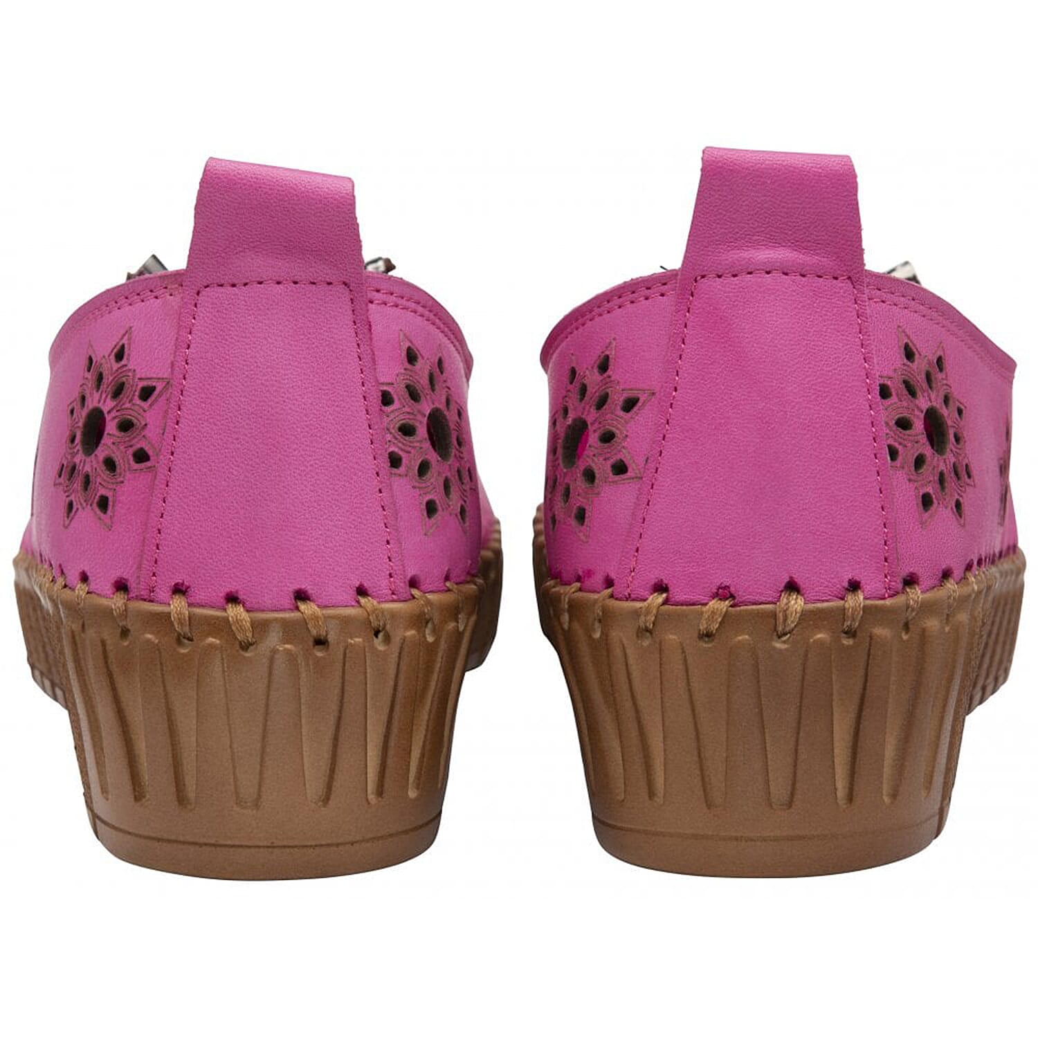LOTUS Leather Kristen Slip-On Shoes - Raspberry 7733693 2