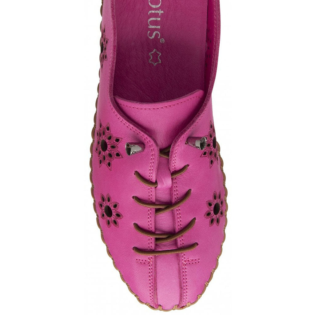 LOTUS Leather Kristen Slip-On Shoes (Size 5) - Raspberry