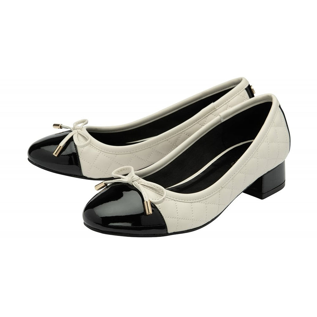LOTUS Rush Ballerina Shoes - CreamBlack 7733772 1