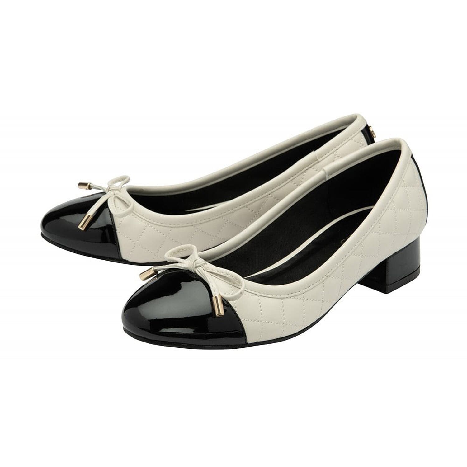 LOTUS Rush Ballerina Shoes - CreamBlack 7733772 1