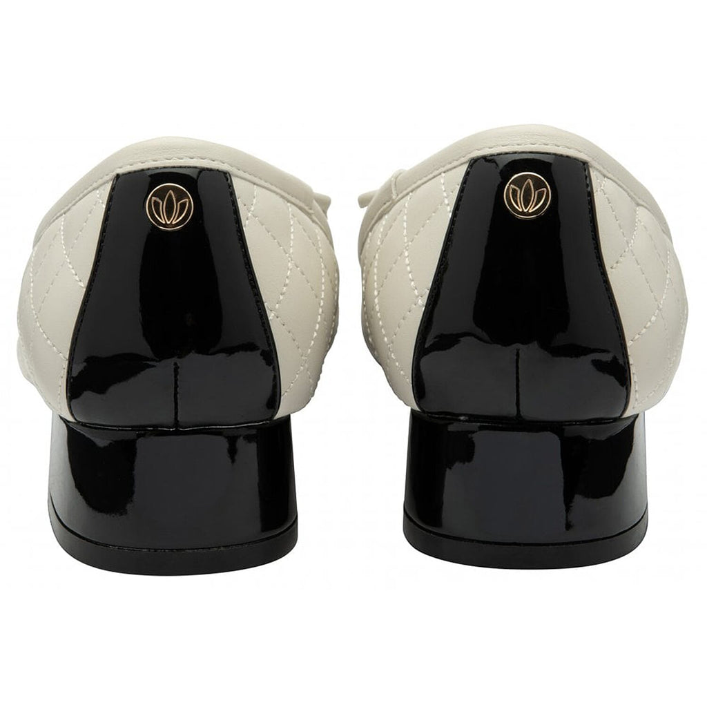 LOTUS Rush Ballerina Shoes (Size 5) - Cream Black