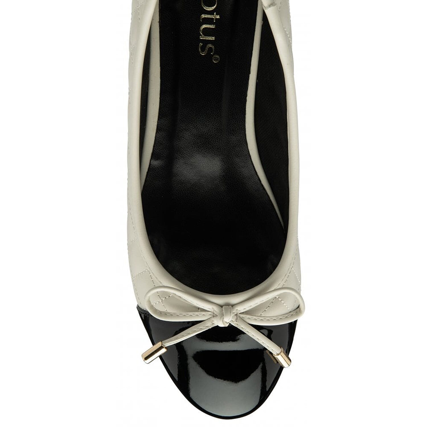 LOTUS Rush Ballerina Shoes - CreamBlack 7733772 3