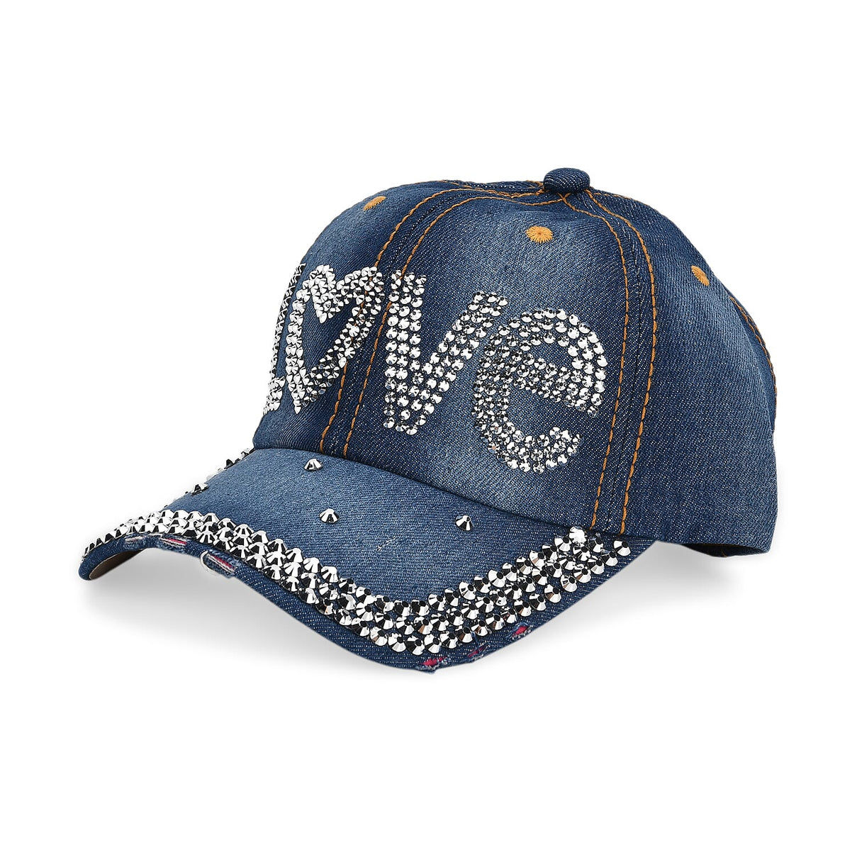 LOVE Pattern Denim Baseball Cap (57 cm) 8223218 0