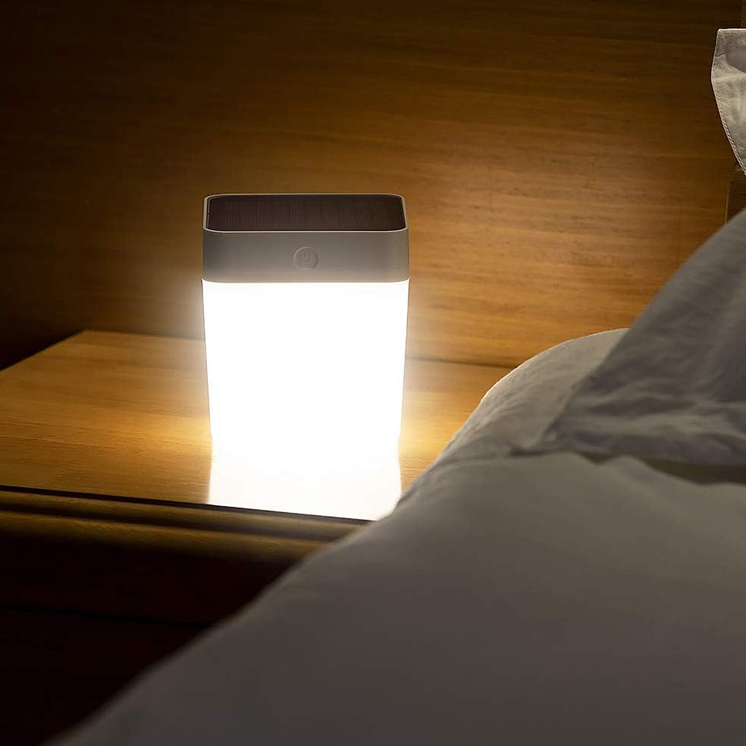 LUTEC Table Cube Solar Powered LED Portable Lantern - 3 Step Dimmer - IP44 Rated V32349711 6