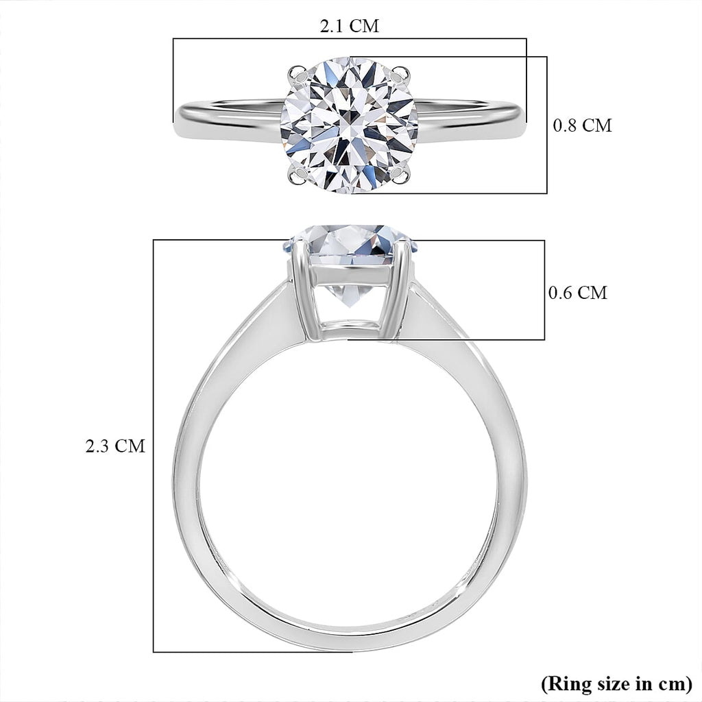 JCK Vegas Closeout Luxuriant Diamond - 950 Platinum SGL Certified Lab Grown Diamond (SI-G-H) Ring 1.50 Ct