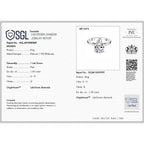 Luxuriant 950 Platinum SGL Certified Lab Grown Diamond (SI-GH) Pear Cut Ring 1.00 Ct.