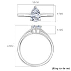 Luxuriant 950 Platinum SI Lab Grown Diamond GH, SI Ring, Platinum Wt.3.64 Gms  1.040  Ct.