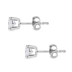 Luxuriant - 950 Platinum Lab Grown Diamond SGL Certified (VS-GH) Earring with Screw Back 1.00 Ct.