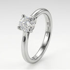 Luxuriant Diamond 950 Platinum IGI Certified Lab Grown Diamond (VS-E) Solitaire Ring 1.02 Ct.
