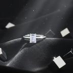 Luxuriant Diamond - 950 Platinum SGL Certified Lab Grown Diamond Emerald Cut  (VS-G-H) Ring 2.00 Ct.