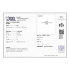 Luxuriant Diamond - 950 Platinum SGL Certified Lab Grown Diamond Emerald Cut  (VS-G-H) Ring 2.00 Ct.