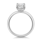 Luxuriant Diamond - 950 Platinum SGL Certified Lab Grown Diamond Emerald Cut  (VS-G-H) Ring 2.00 Ct.