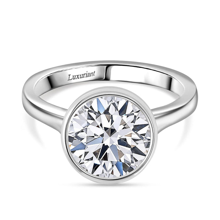 LUXURIANT 3.5 Ct. Lab Grown Diamond Solitaire Ring in 950 Platinum IGI Certified 8099445 1