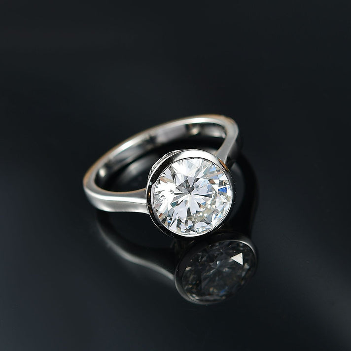 LUXURIANT 3.5 Ct. Lab Grown Diamond Solitaire Ring in 950 Platinum IGI Certified 8099445 2
