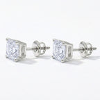 Luxuriant - 14K White Gold IGI Certified Lab Grown Diamond ( VS E-F) Earring with Screw Back 4.00 Ct.