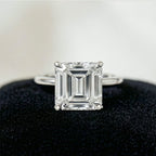 Luxuriant - 14K White Gold IGI Certified Lab Grown Diamond ( VS E-F) Earring with Screw Back 4.00 Ct.