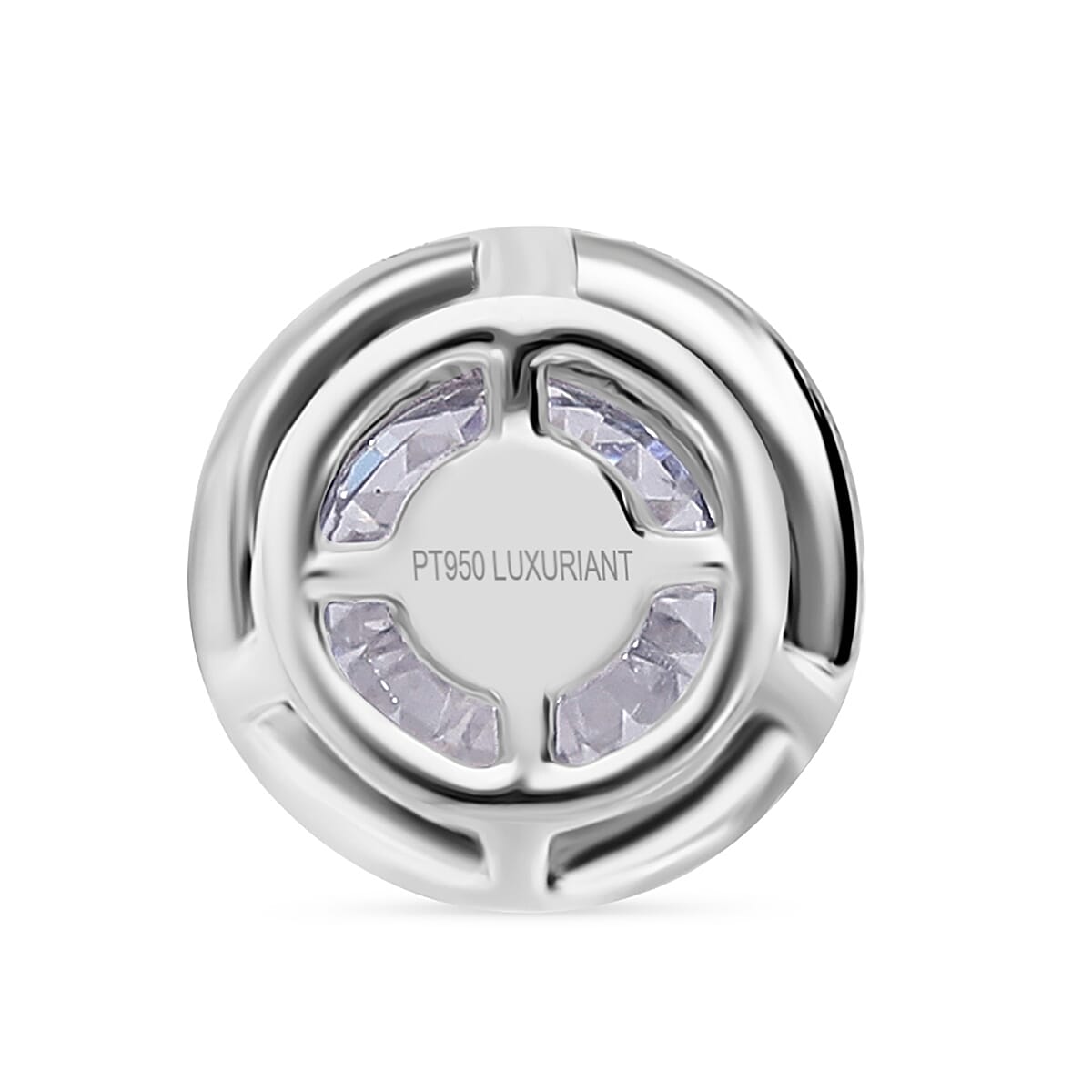 LUXURIANT 1 Ct. Lab Grown Diamond D Colour Solitaire Pendant in 950 Platinum, IGI Certified 8161883 8