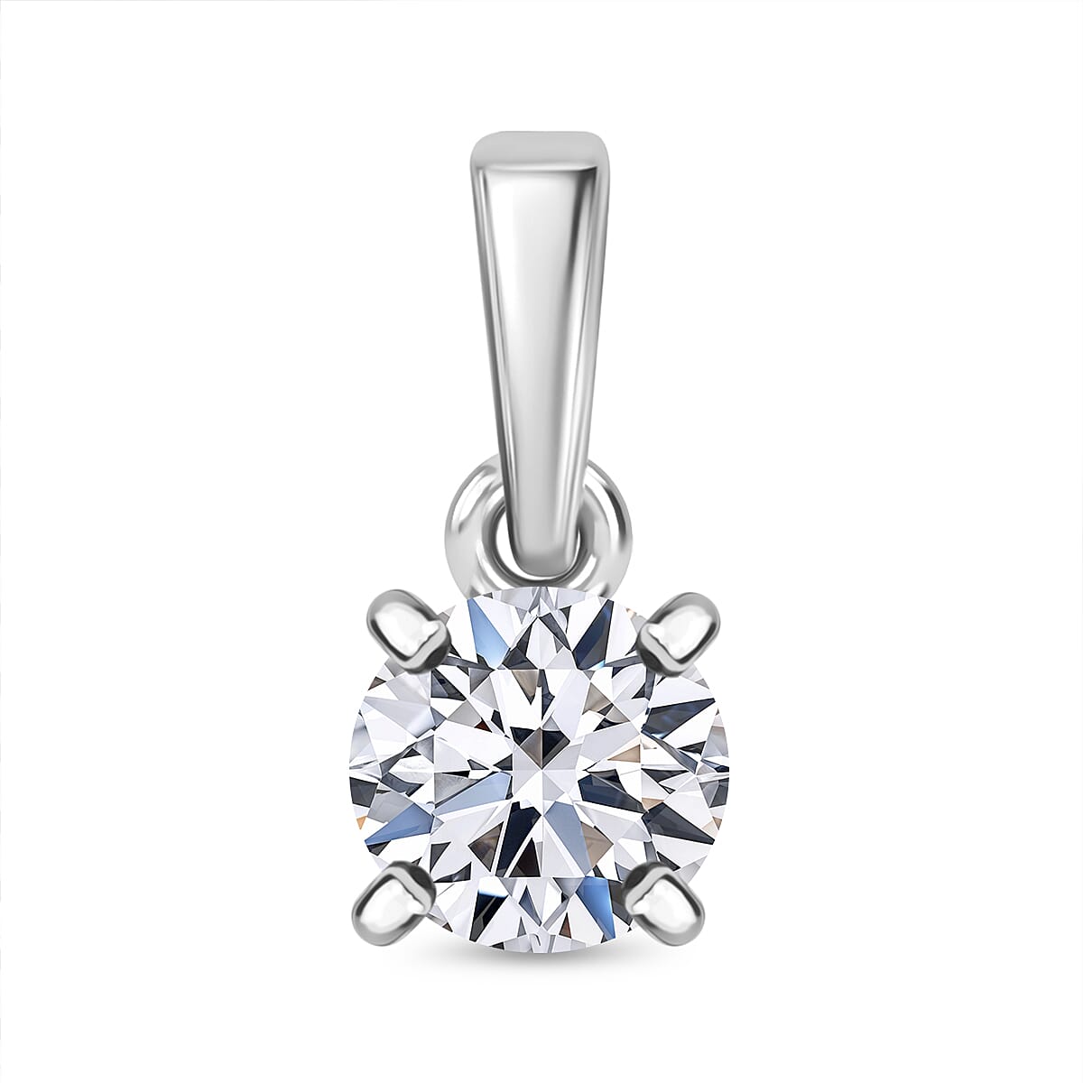 LUXURIANT 950 Platinum SGL Certified Lab Grown Diamond (VS-E/F) Solitaire Pendant 7956191 0