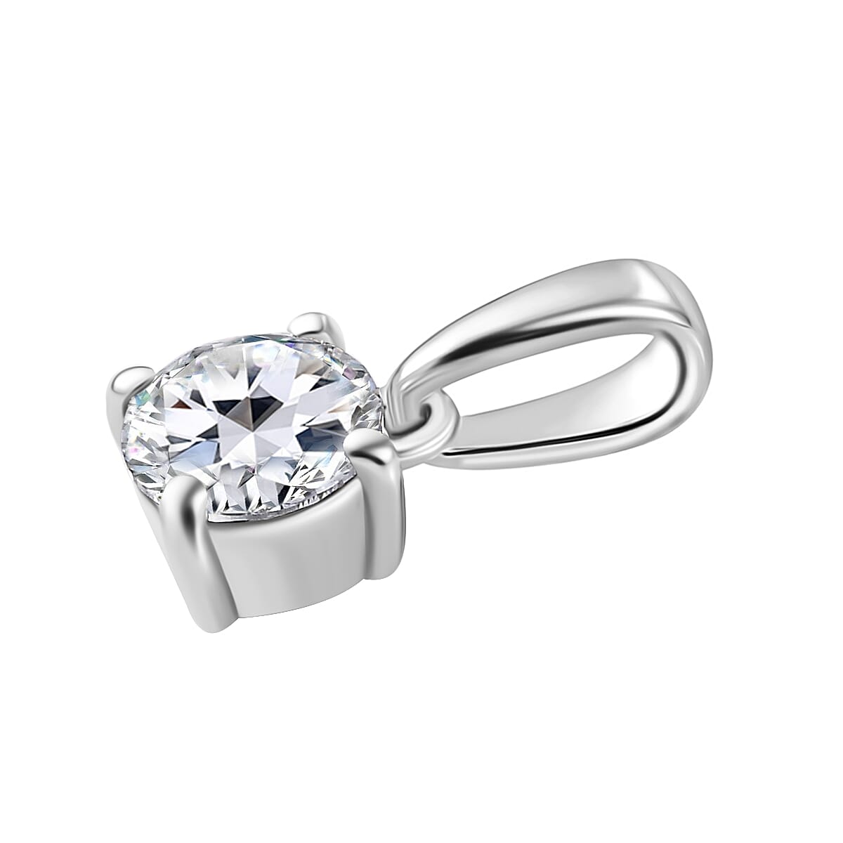 LUXURIANT 950 Platinum SGL Certified Lab Grown Diamond (VS-E/F) Solitaire Pendant 7956191 4
