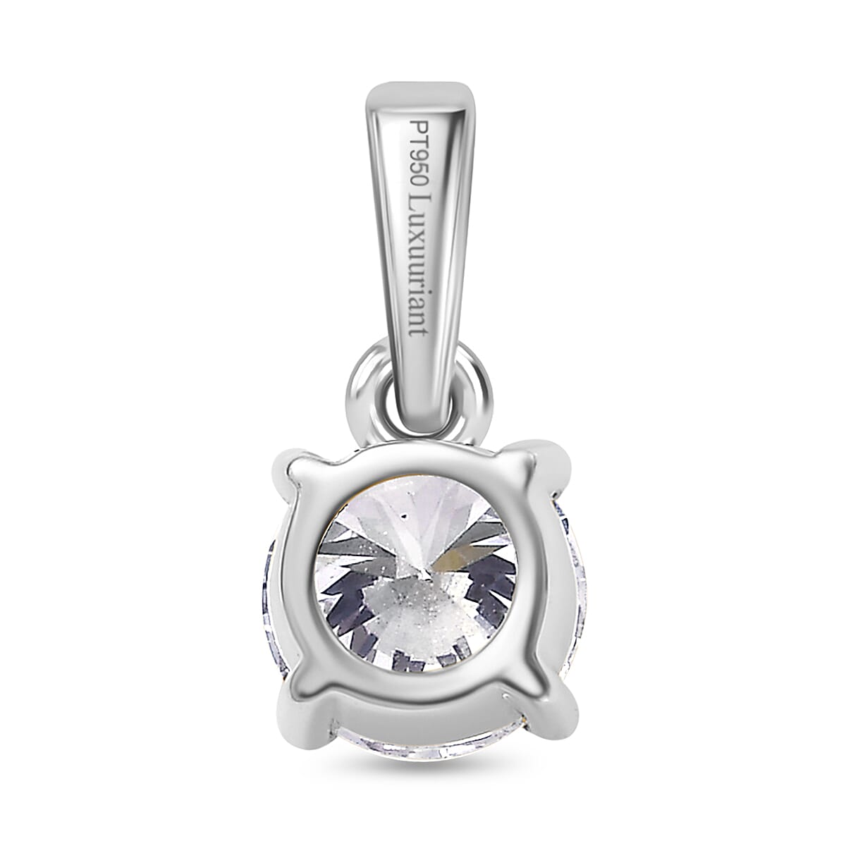 LUXURIANT 950 Platinum SGL Certified Lab Grown Diamond (VS-E/F) Solitaire Pendant 7956191 5