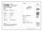 Luxuriant Diamond 950 Platinum SGL Certified Princess Cut Lab Grown Diamond (VS-EF) 5 Stone Ring 1.00 Ct, Platinum Wt. 3.86 Gms.
