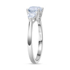 Luxuriant 950 Platinum SGL Certified (VS-GH) Lab Grown Diamond Ring 1.50 Ct.