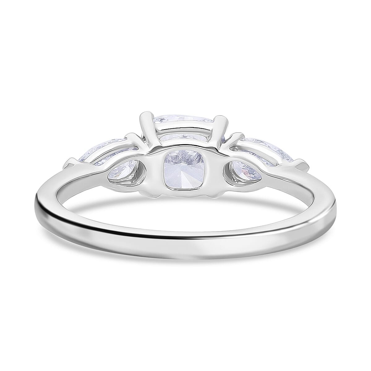 LUXURIANT 950 Platinum SGL Certified VS/GH Lab Grown Diamond Ring 1.50 Ct. V32648521 4