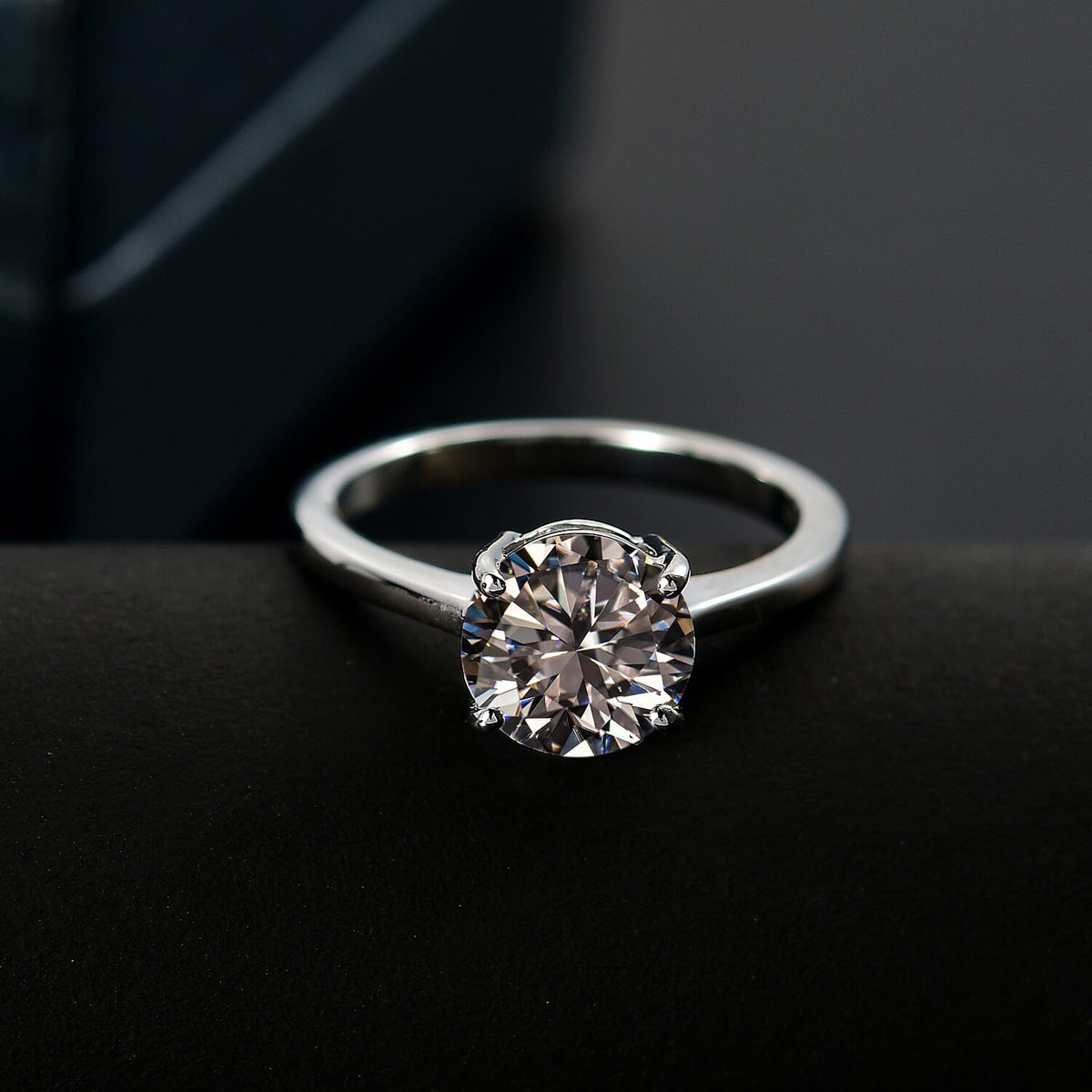 LUXURIANT 2 Ct. Lab Grown Diamond Solitaire Ring in 950 Platinum, SGL Certified 7957896 2