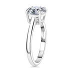 Luxuriant 950 Platinum SGL Certified Lab Grown Diamond (VS-EF) Solitaire Ring 2.03 Ct, Platinum Wt. 4.82 Gms.