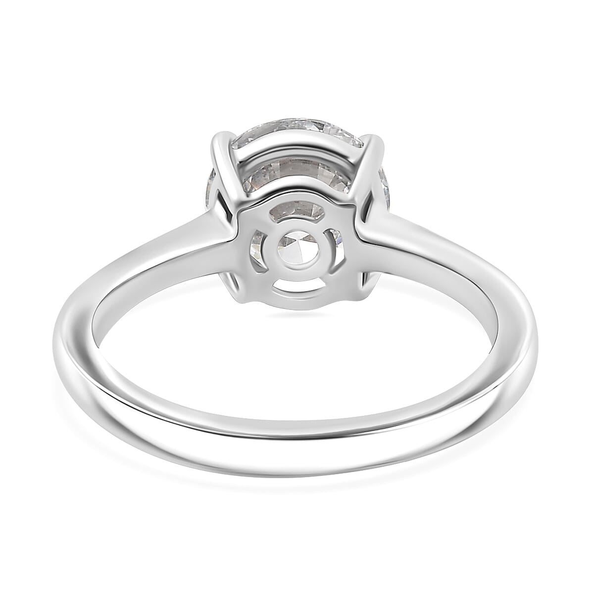 LUXURIANT 2 Ct. Lab Grown Diamond Solitaire Ring in 950 Platinum, SGL Certified 7957896 5