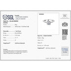 Luxuriant Diamond SGL Certified 9K White Gold (SI-G-H) Lab Grown Diamond Solitaire Ring 0.51 Ct.