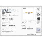 Luxuriant Diamond SGL Certified 9K Yellow Gold (SI-G-H) Lab Grown Diamond Solitaire Ring 0.51 Ct.