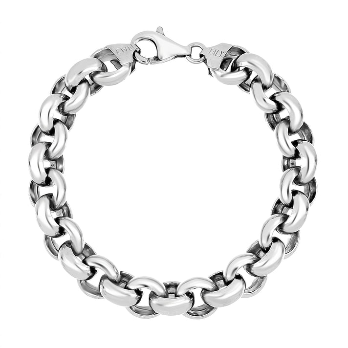 La Bella Fine Italian Jewellery - Handmade Sterling Silver Bracelet (Size 7.5) with Lobster Clasp Silver Wt. 26.20 Gms. 8055721 1