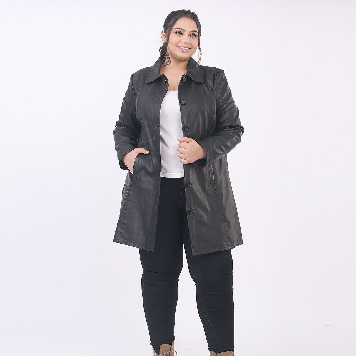 La Marey Leather Long Coat 7152249 0