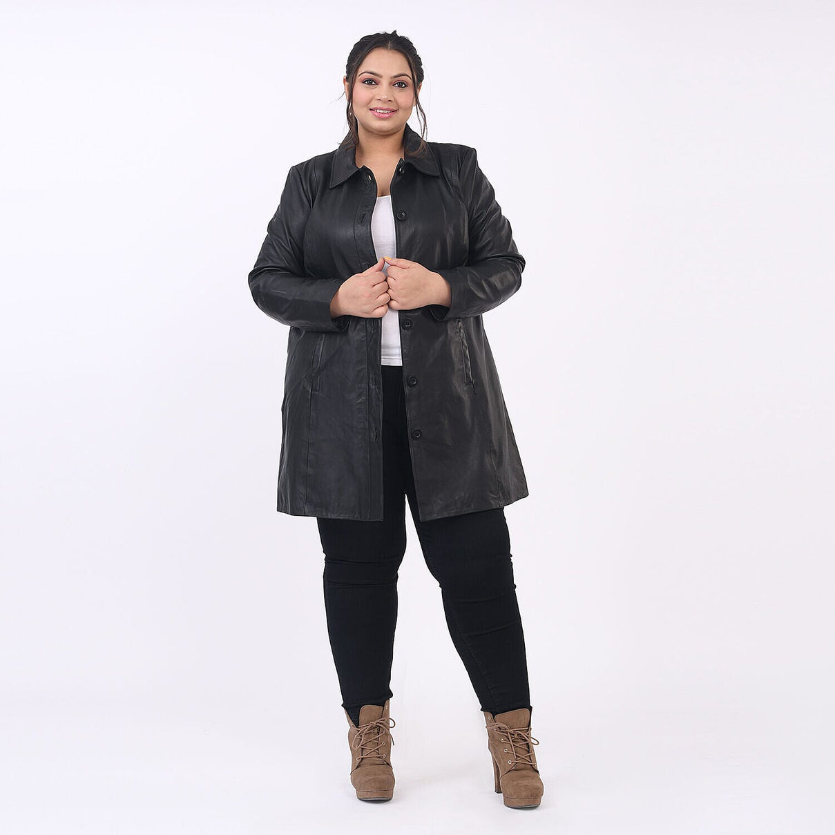 La Marey Leather Long Coat 7152249 3