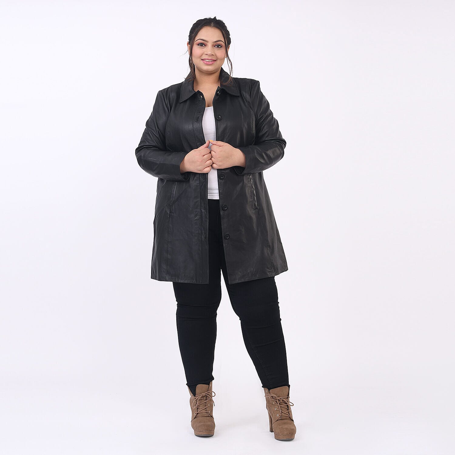 La Marey Leather Long Coat 7152249 3