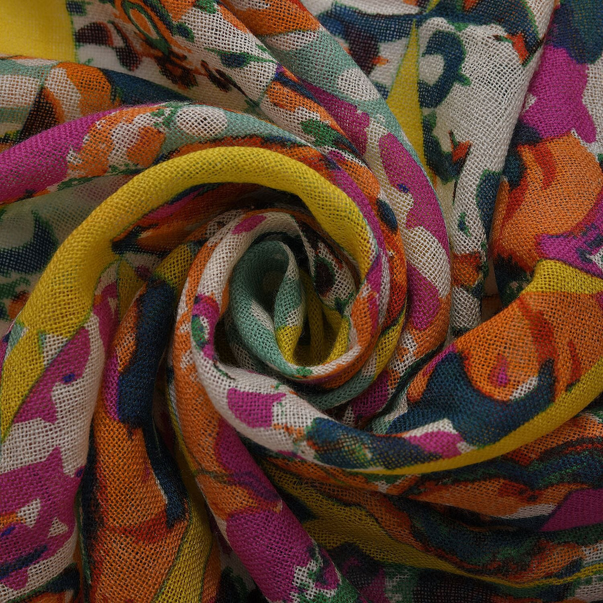 La Marey 100% Merino Wool Wave Scarf (Size 175x66 cm) 8915259 7