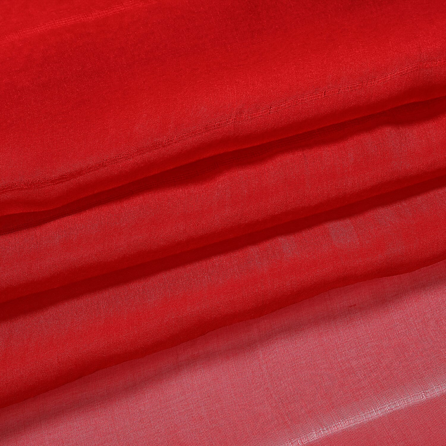 La Marey 100% Mulberry Silk Scarf (177 x 110 cm) - Red 8309397 8