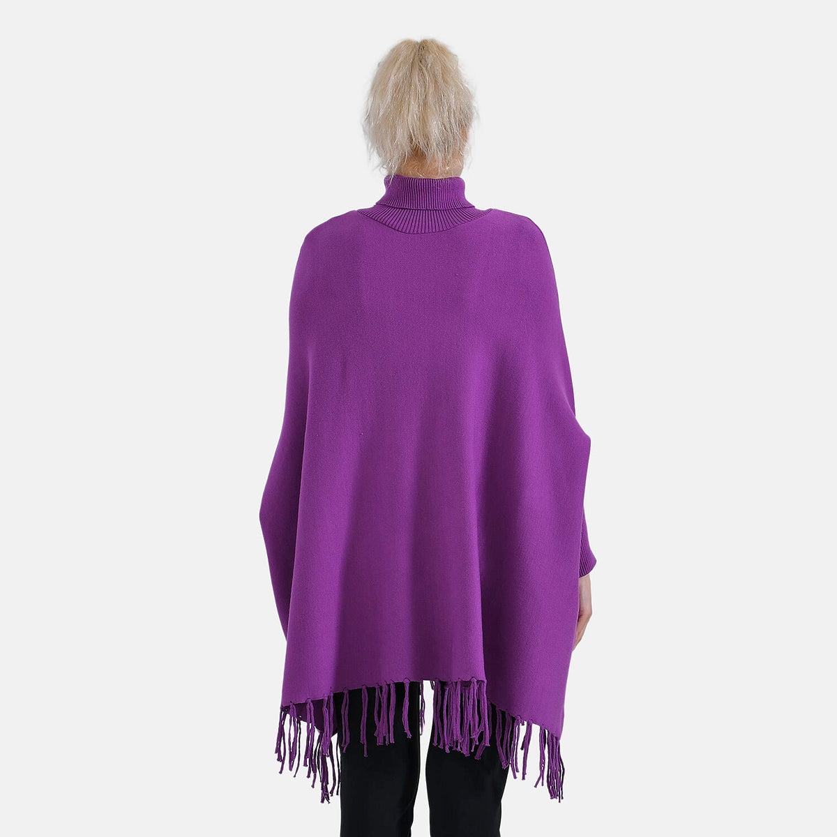 La Marey High Tie Tassel Poncho 7848440 3