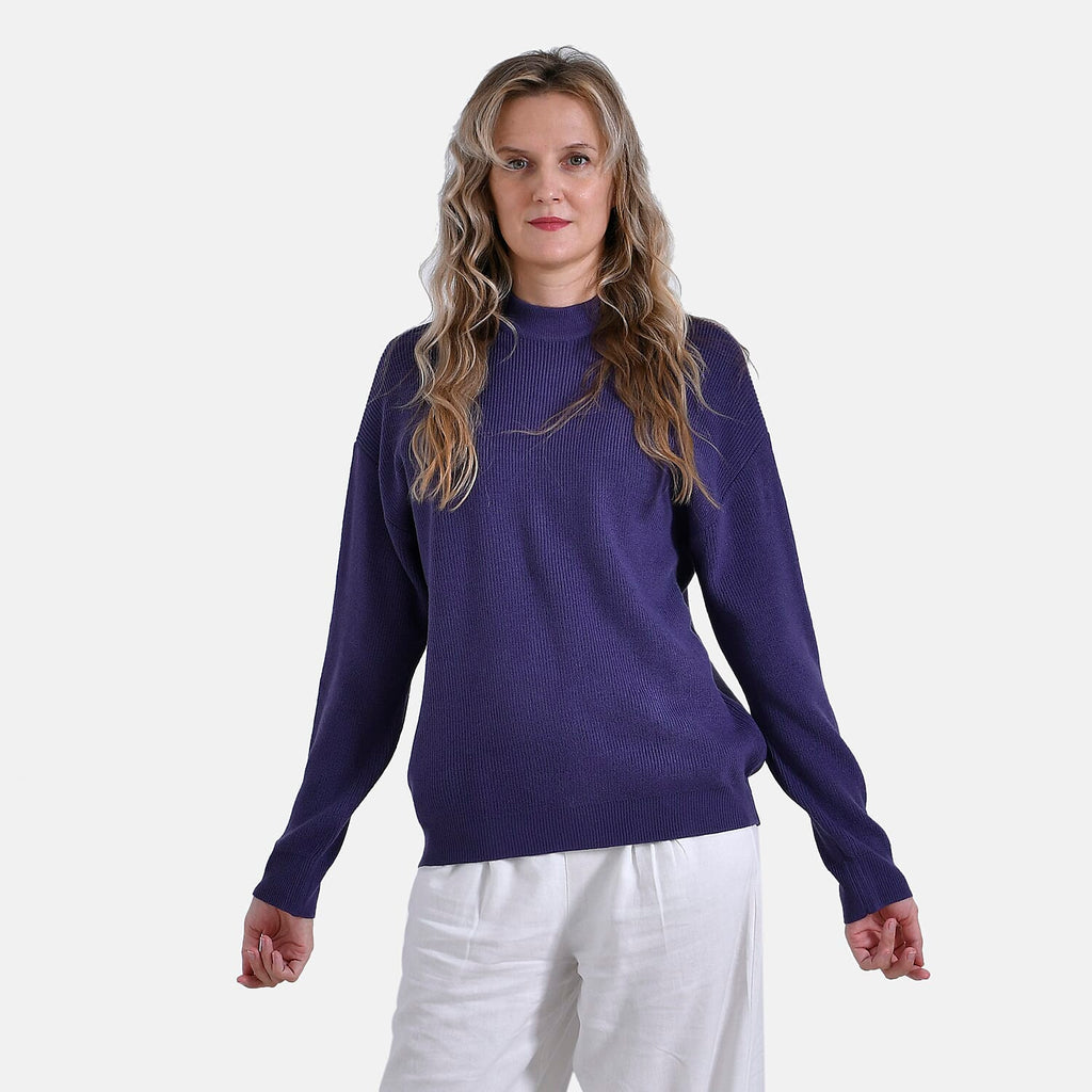 La Marey Classic Crewneck Jumper (Size XL) - Brilliant Violet