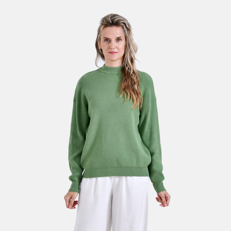 La Marey Classic Crewneck Jumper (Size 12 to 14) - Green